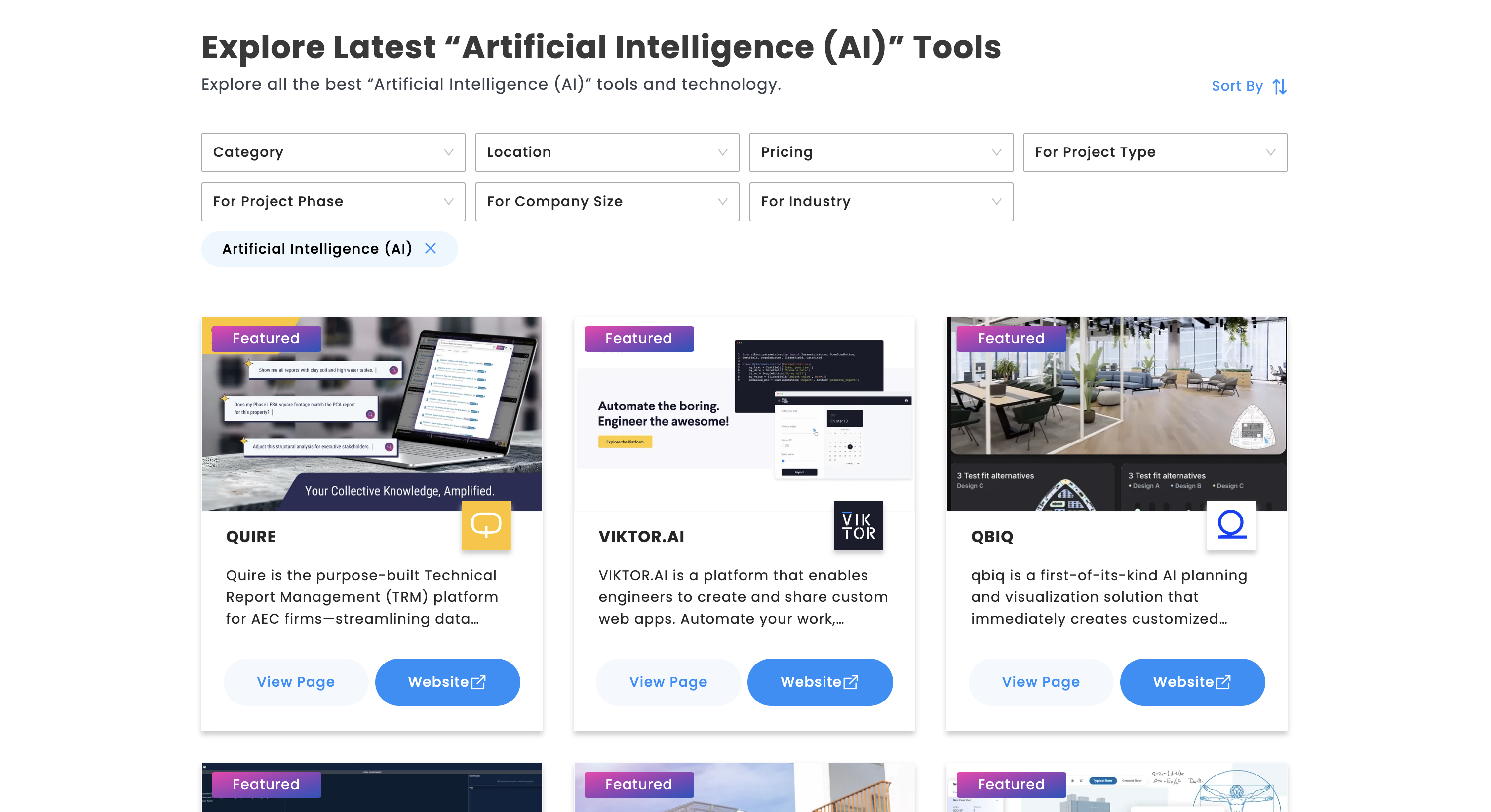 Fig. 7) AI tools on aec+tech