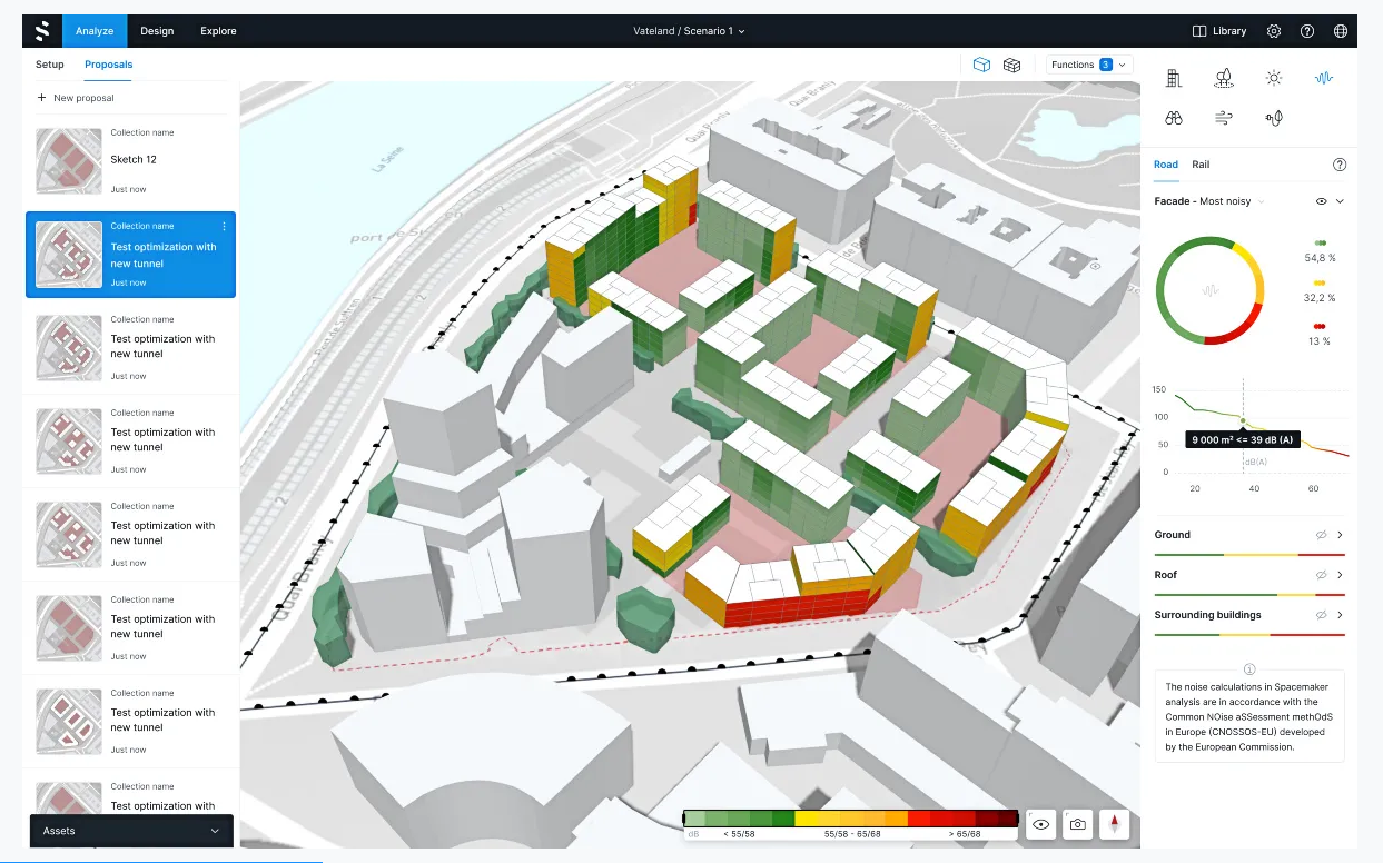 Fig. 4) Generative Design with Autodesk Forma