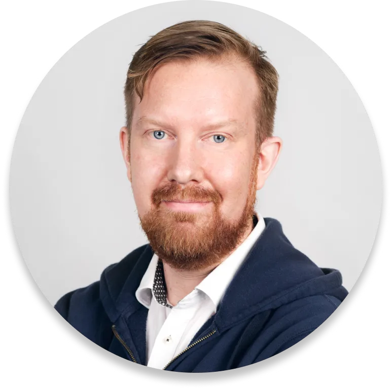 Headshot of Solibri CEO Ville Kyytsönen